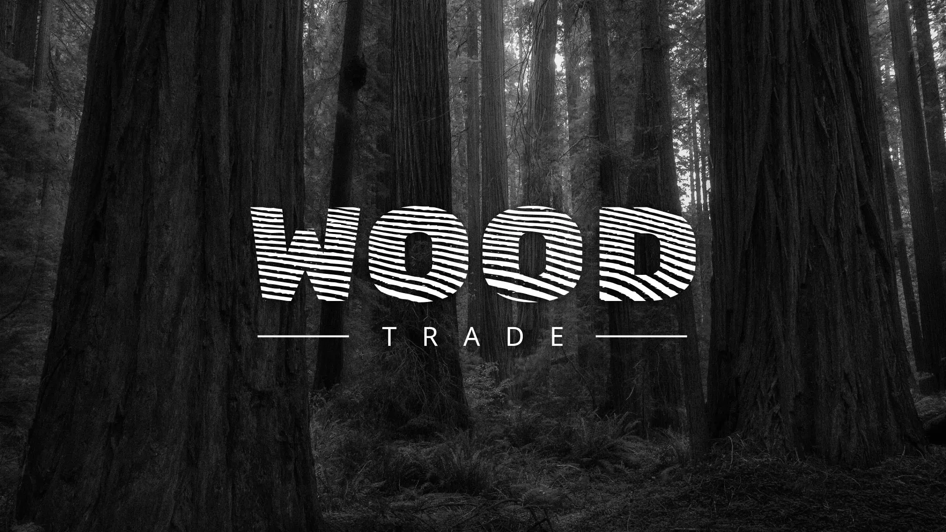 Разработка логотипа для компании «Wood Trade» в Кондрово